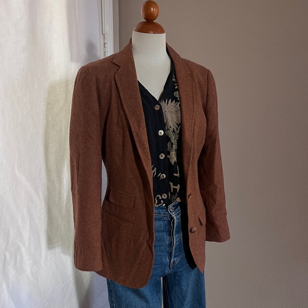 Sachel Vintage Tweed Blazer Jacket